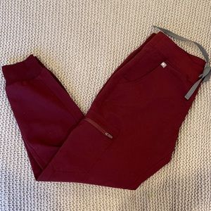 Burgundy Figs Zamora jogger, small petite